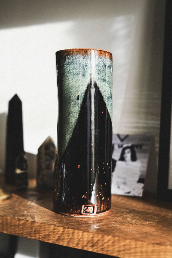 Vase rouleau Jean Cacheleux