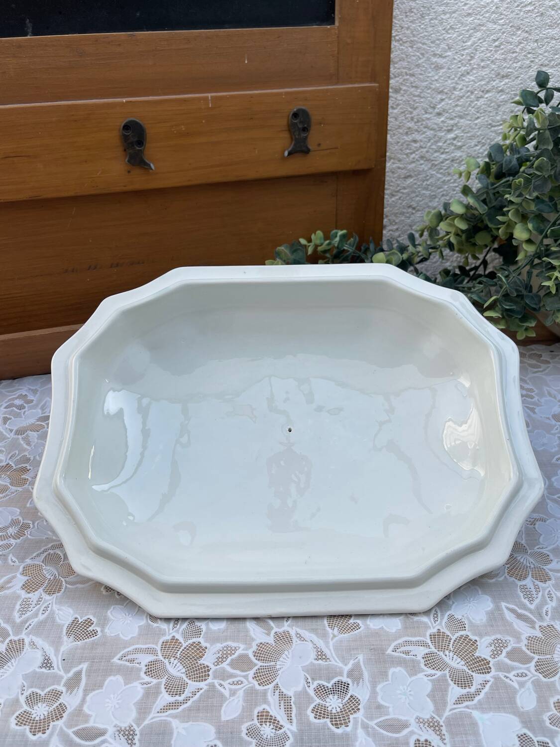 Gien France Soup Tureen with Frame 1960s
