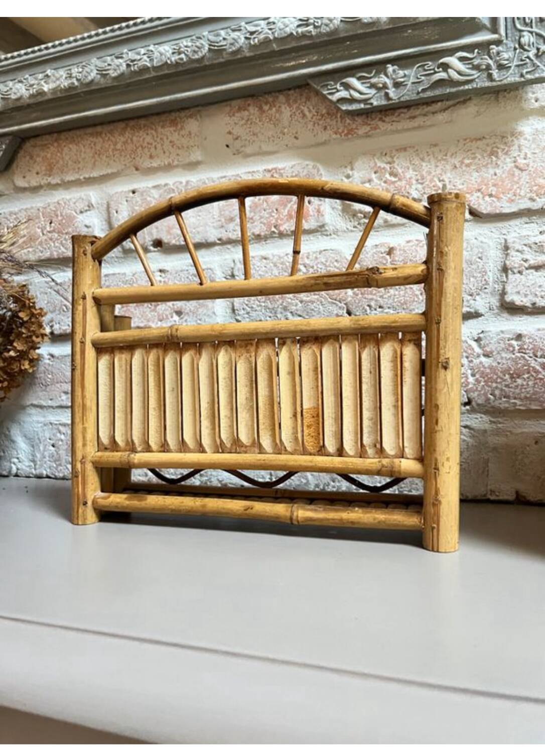 Bamboo letter holder