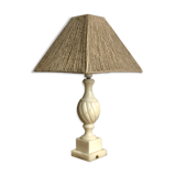 Lampe pied albâtre vintage