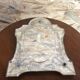 Old beveled Venetian mirror with engraved flower decoration