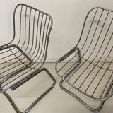 Rinaldi Gastone chairs in chrome