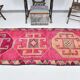 Tapis de couloir vintage turc rose rouge 3x10, 101x323cm sk 18180 livraison gratuite