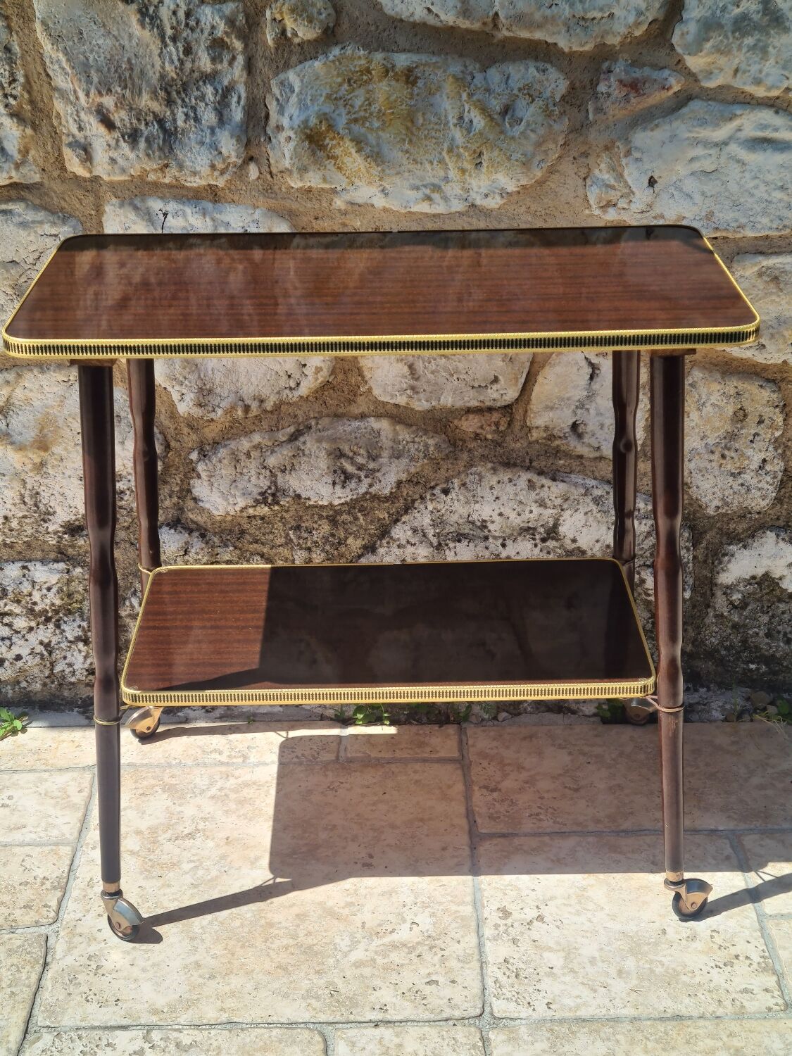 Vintage serving trolley from the 70s