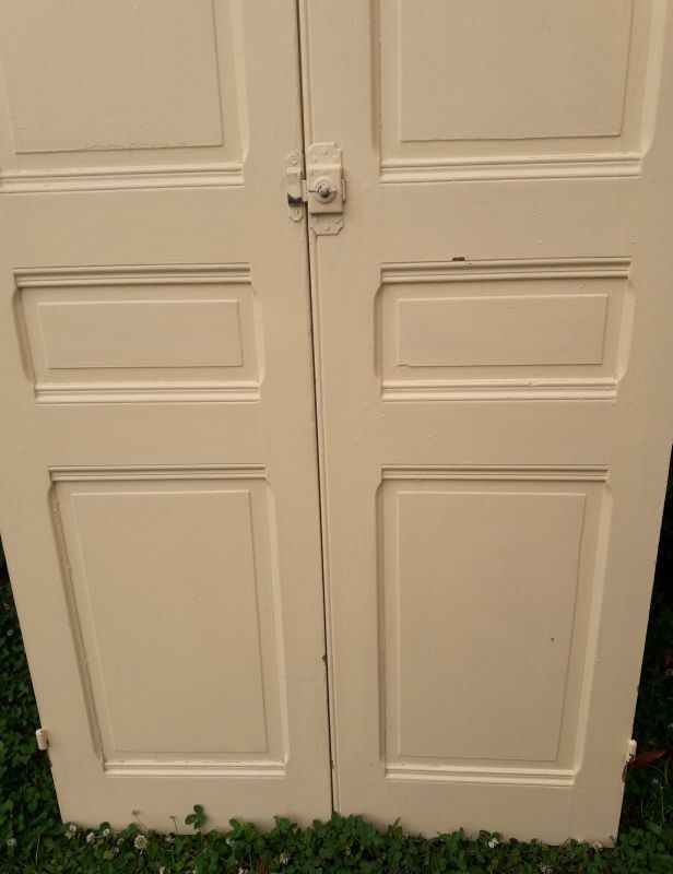 Pair of doors of antique closet
