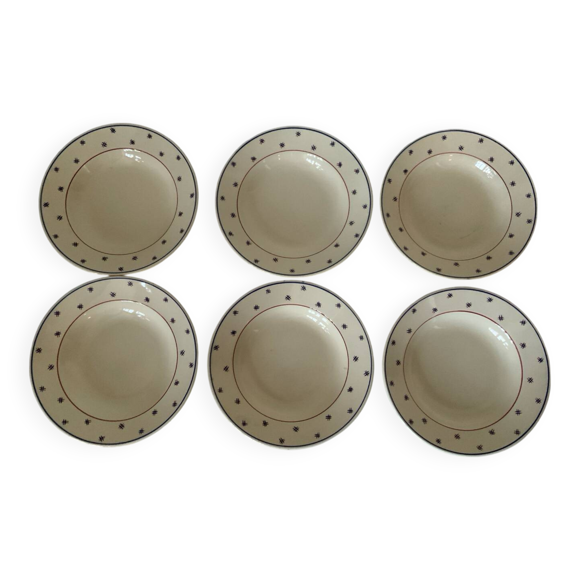 Iron earth soup plates