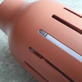 Lantern suspension, terracotta color