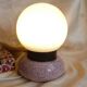 Ball lamp, ceramic and opaline ball lamp, mood and living room lamp