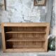 Open wooden chest of drawers