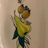 Plat compartimenté apéritif faïence multicolore Septfontaines Villeroy et Boch