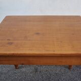 Square fir dining table, 1950s