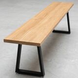 Large Pyramid bench HAY in oak - 250 cm - design by Wim Rietveld