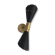 Butterfly black wall lamp