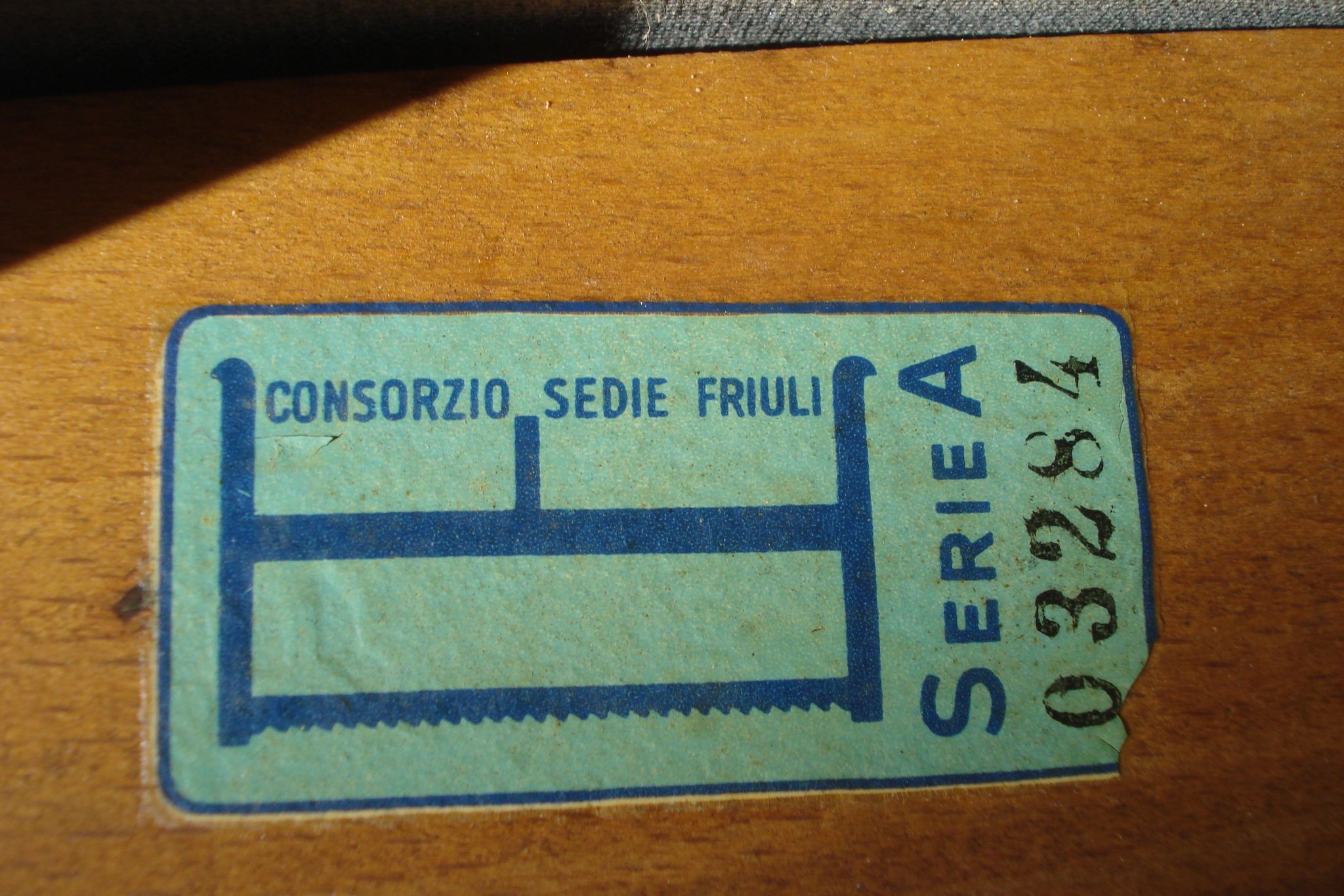 4 Italian Consorzio Sedie Friuli chairs 1960