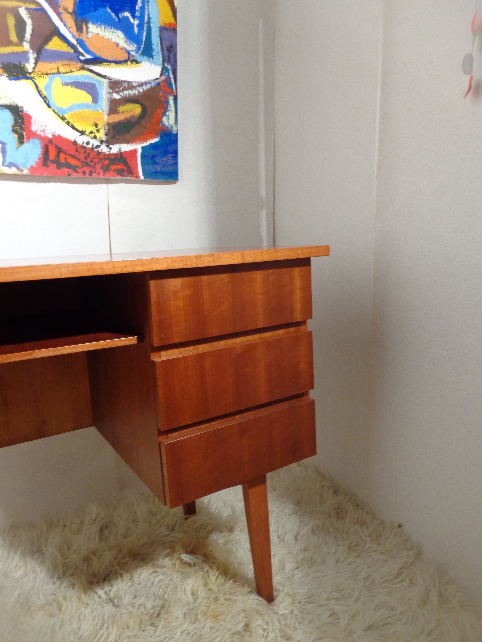 Vintage office of the 60s golden oak