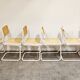 Set of 8 vintage Marcel Breuer Cesca chairs, made in italy, 1970s