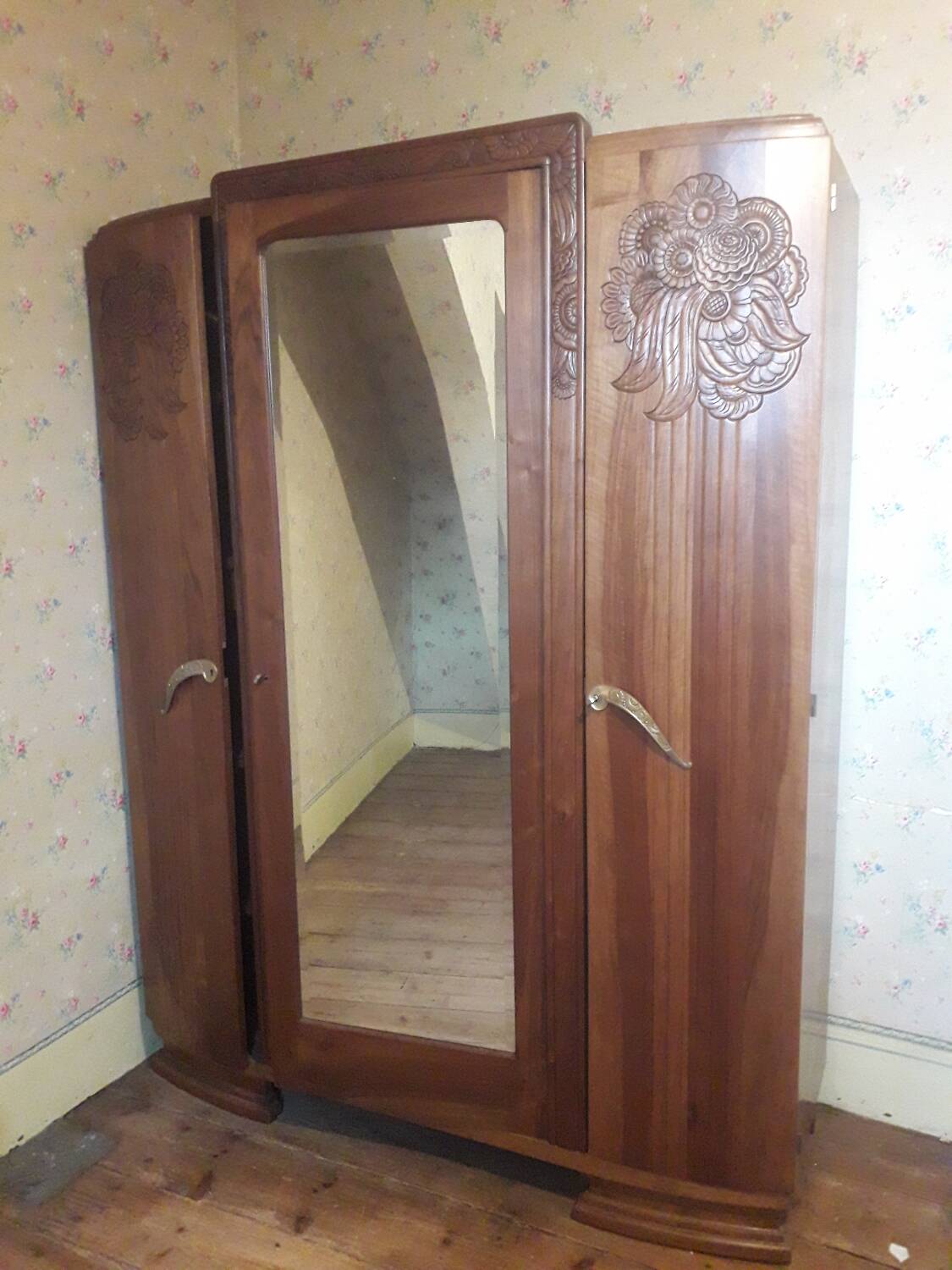 Art deco art nouveau wardrobe