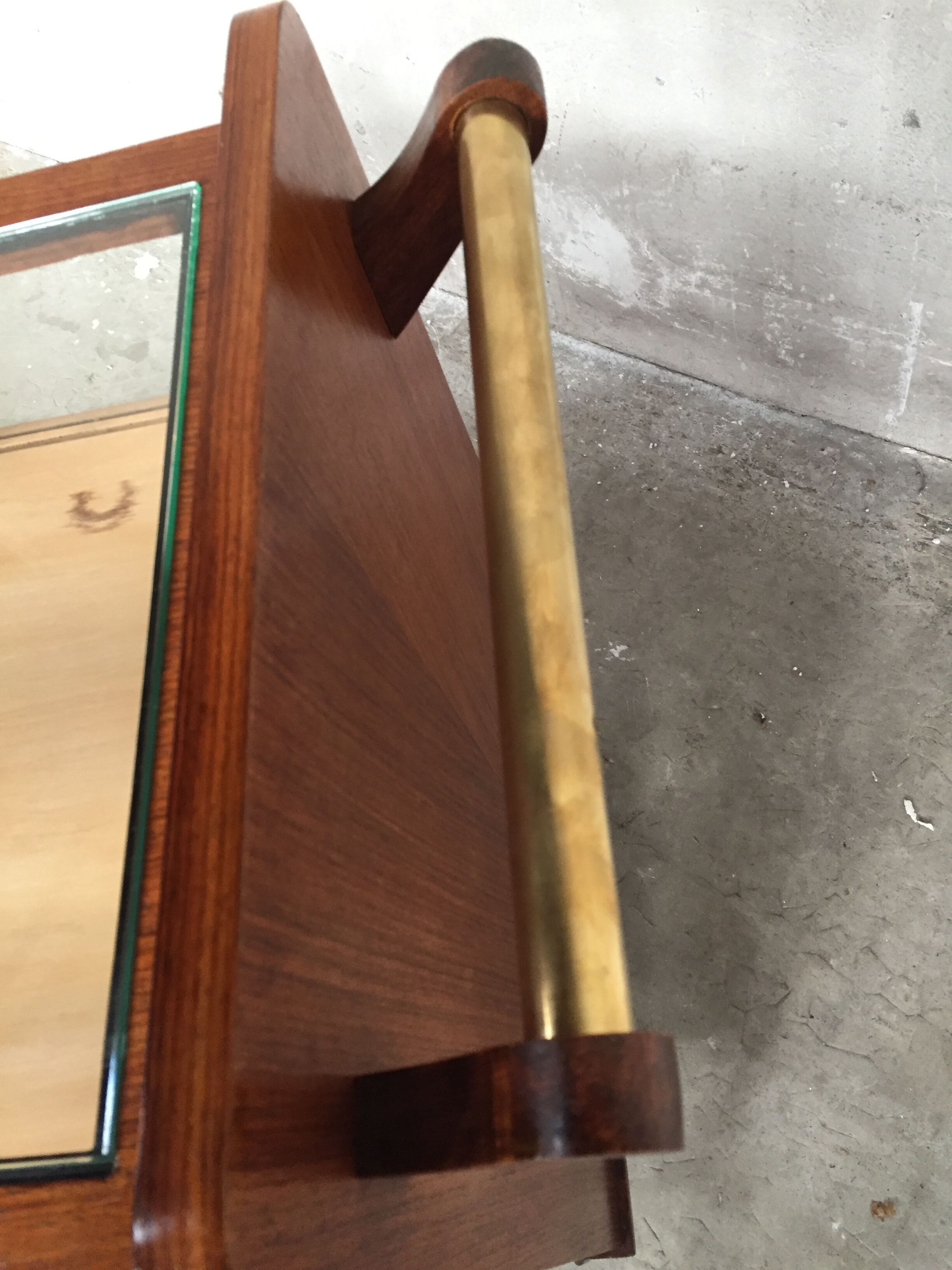 Bar on wheels 40/50s in rosewood