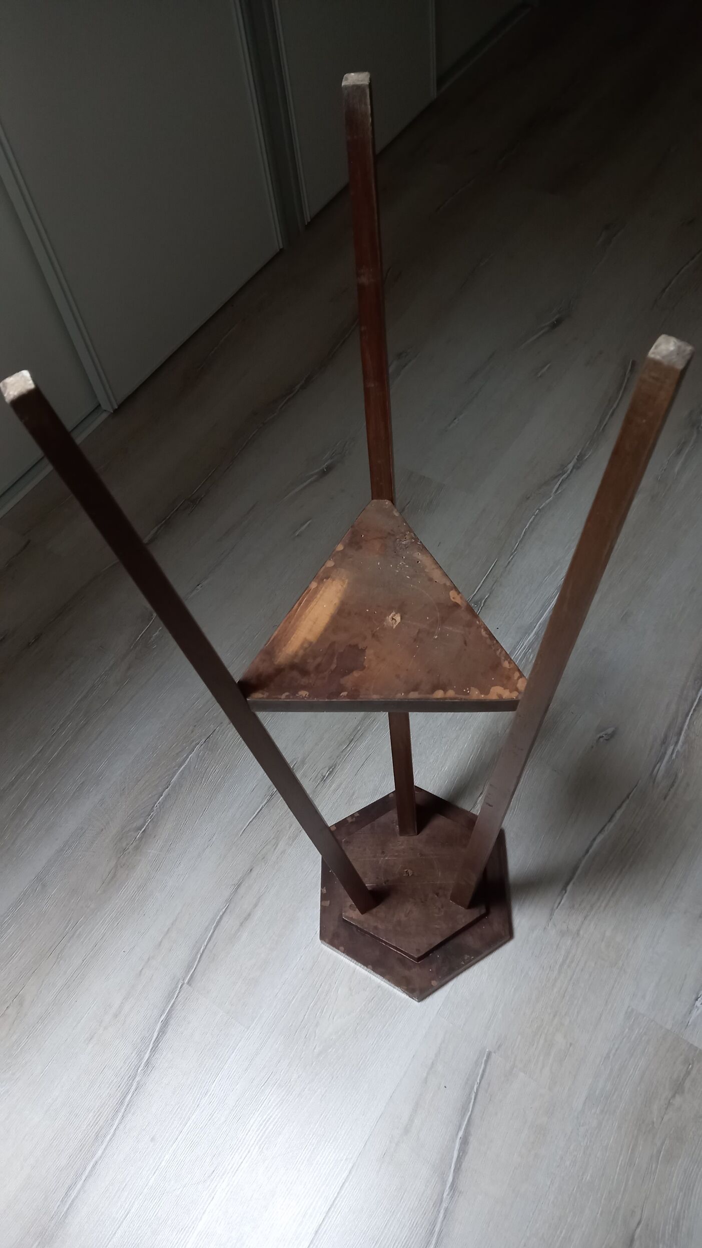 Art Deco Floral Console or Table