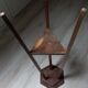 Art Deco Floral Console or Table