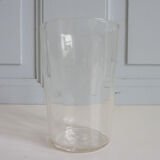 2 old-faceted glasses