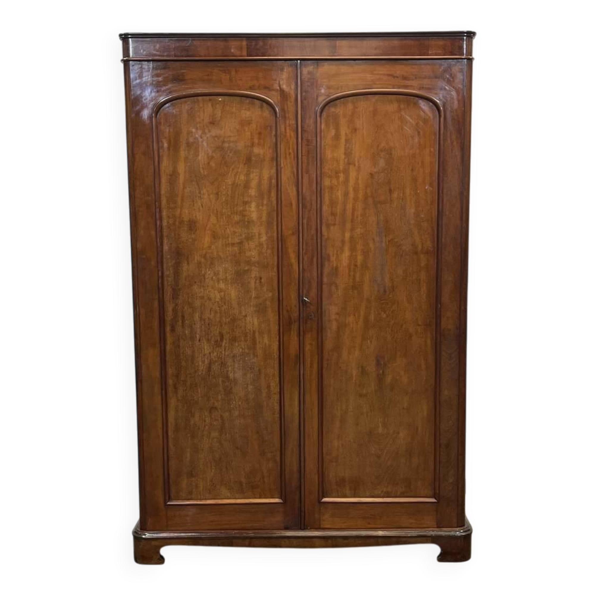 Armoire dressing Victorienne 19ème en acajou.