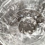 Art Deco molded glass sugar bowl