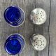 Silver-plated salt and pepper shaker, 1950s