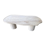 Venus coffee table irregular natural travertine - 100x50cm