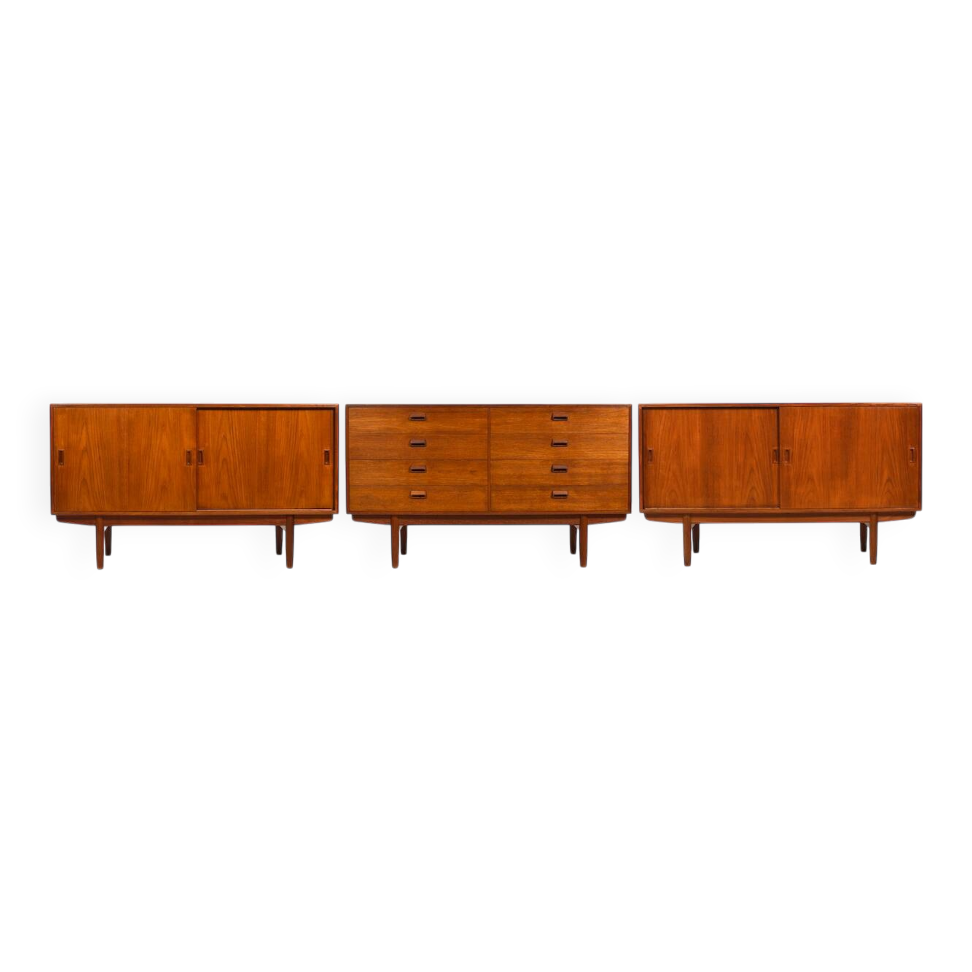 Rare Børge Mogensen Sideboard / Double Dresser Set 1950s.