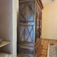 LOUIS XIII CABINET IN DIAMOND-TIP WALNUT 2 DOORS FROM THE 18TH CENTURY