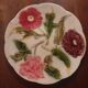 Old slip plate - Choisy le roy flower decoration