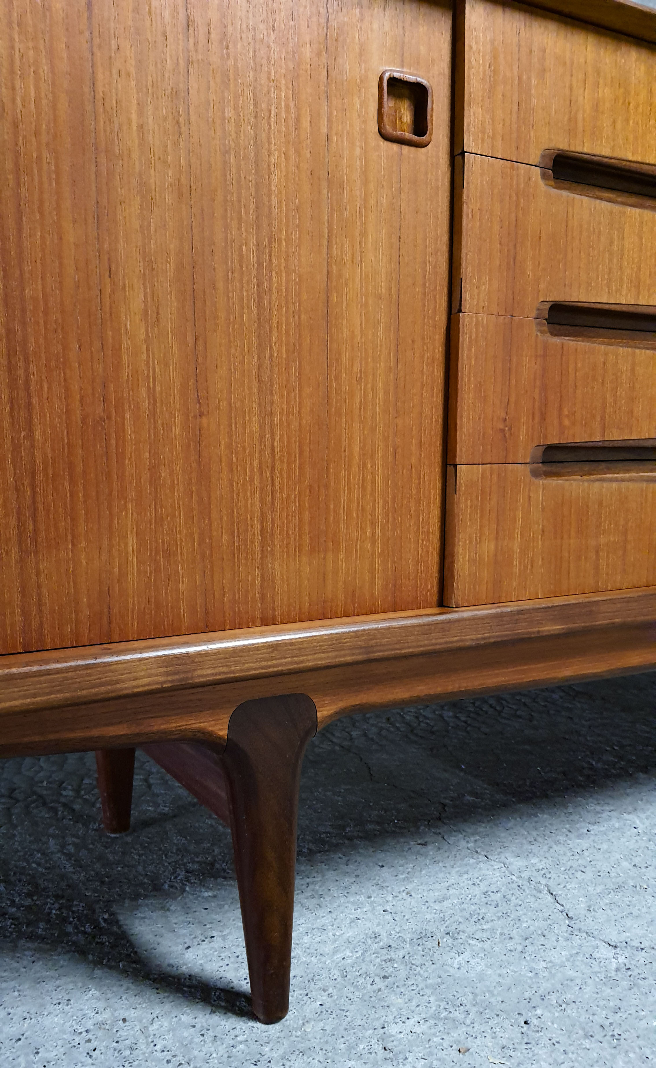 Scandinavian sideboard enfilade in teak