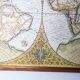 Frame and map "Orbis terrae compendiosa descriptio", Reproduction of an engraving Gérard Mercator