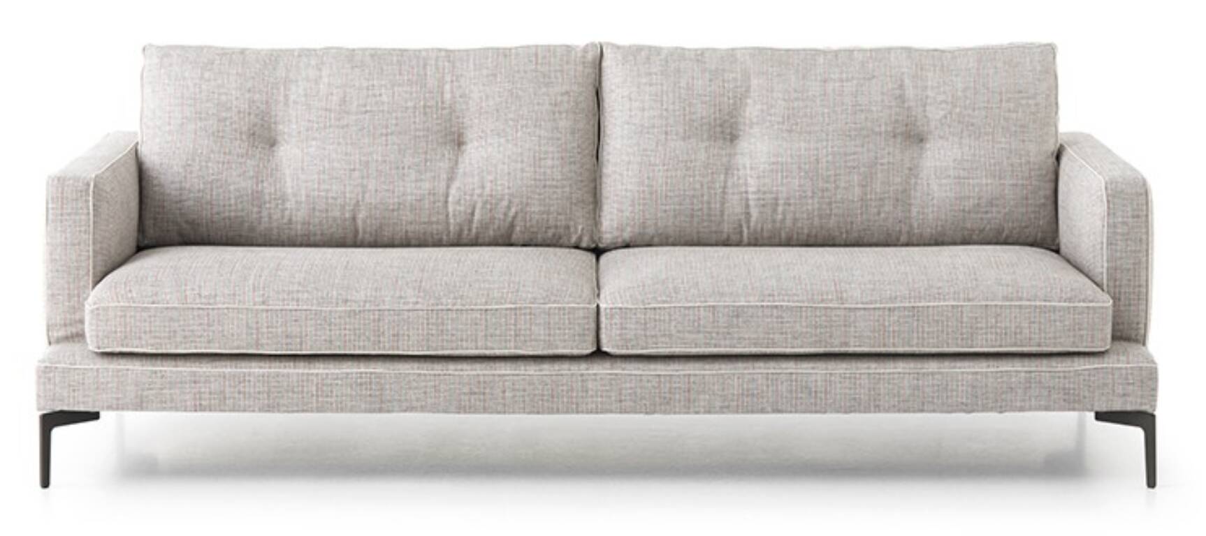 Sofa, sofa, "essentiel 154", 2 seater, VIP beige by Sergio Bicego, SABA,