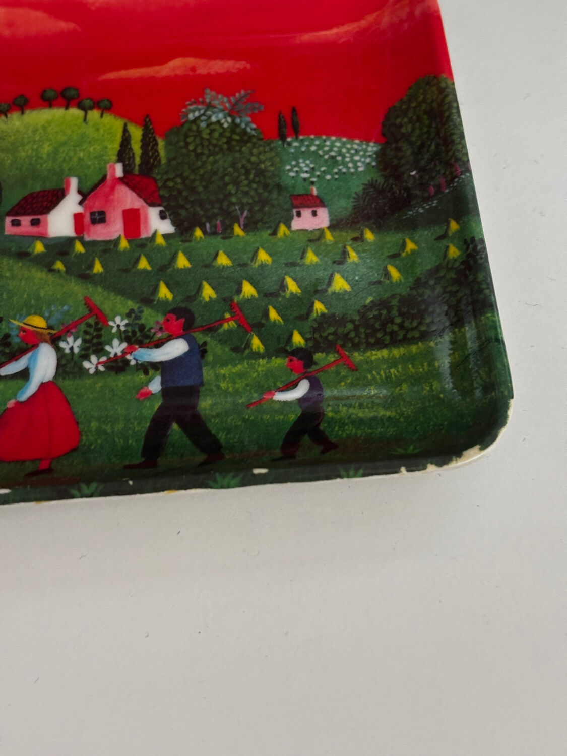 Vintage melamine pocket emptier Mebel Lorenzo Prato