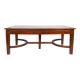 Wooden library table. Portugal, 1940s.