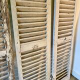 4 patinated shutters