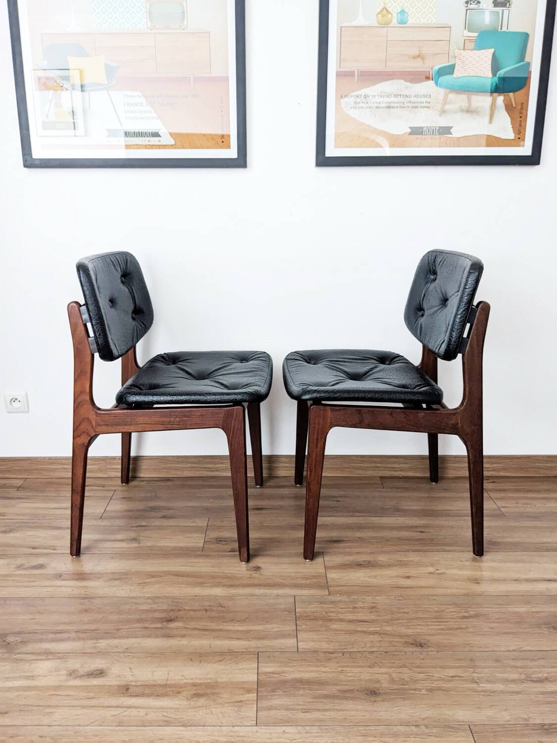 Set of 6 chairs from the 70s