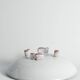 Art Deco White Earthenware Mermaid Bowl "300" by Mari Simmulson for Upsala-Ekeby