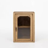 Rustic French table display cabinet, ca. 1900