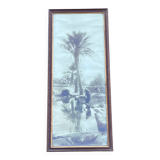 Old photograph from 1920 signed by Alexandre Bourgault, an Orientalist.