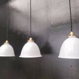 Opaline pendant lights