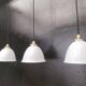 Opaline pendant lights
