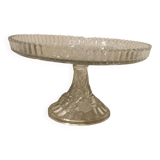 Crystal dish for pie or fruit