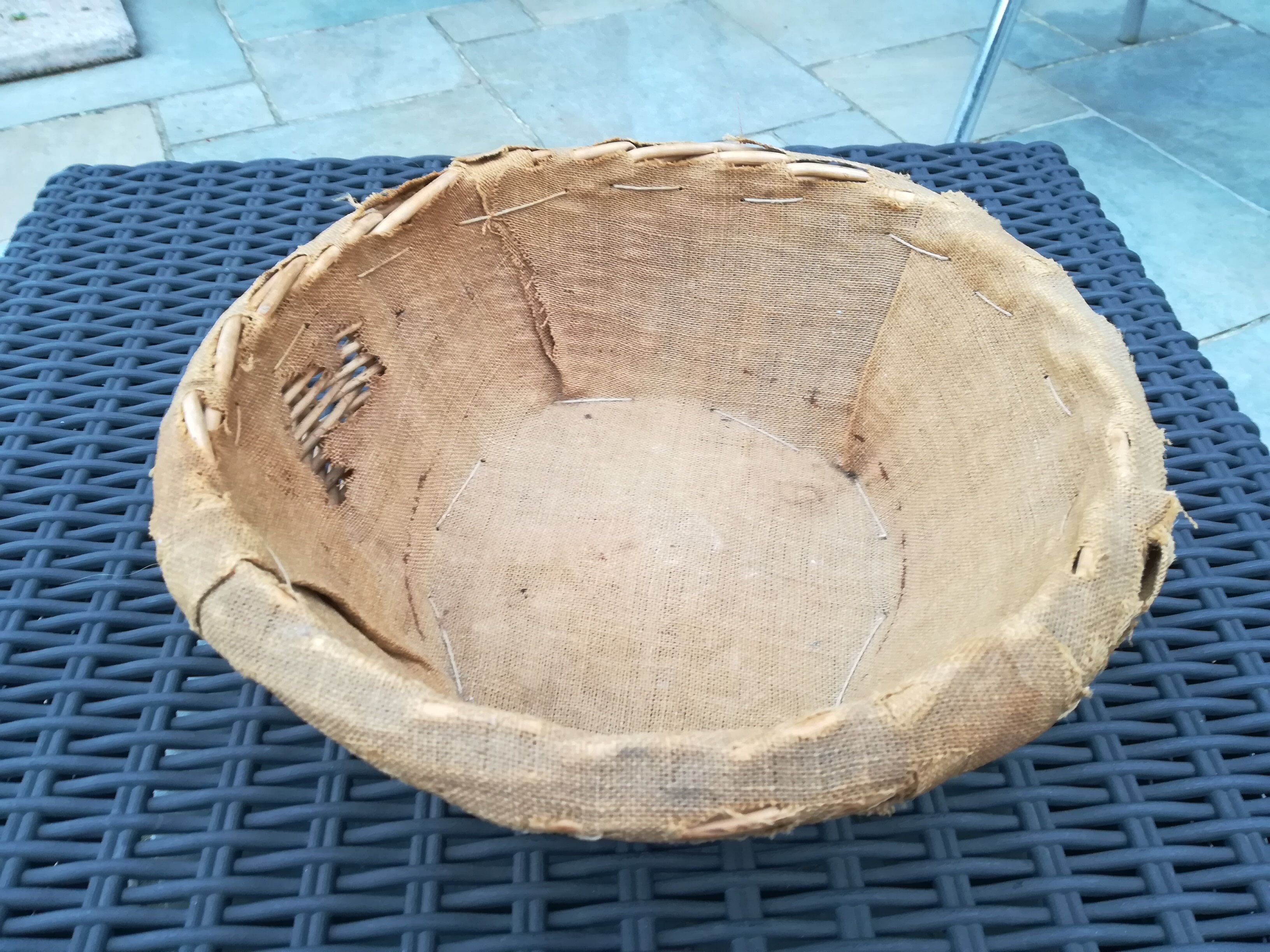 Old wicker basket