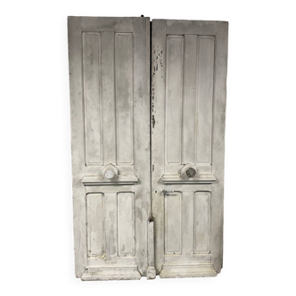 Paire de portes H 220,5 x L 130,2