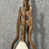 Gusle or gusla Serbian musical instrument with one string circa 1900-1940