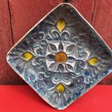 1960s earthenware pocket tray