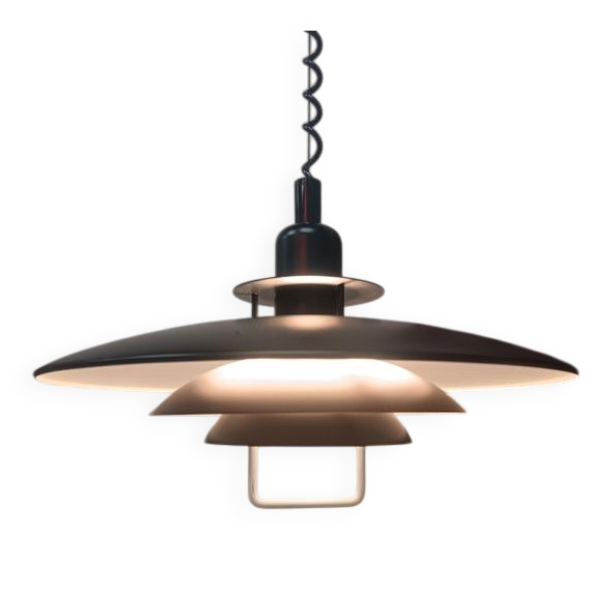 Suspension scandinave noire